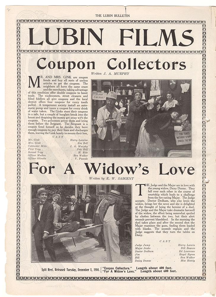 Coupon Collectors / For A Widow's Love (Page 2)