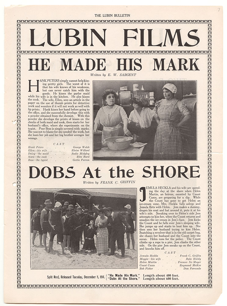 He Made His Mark / Dobs at the Shore (Page 7)