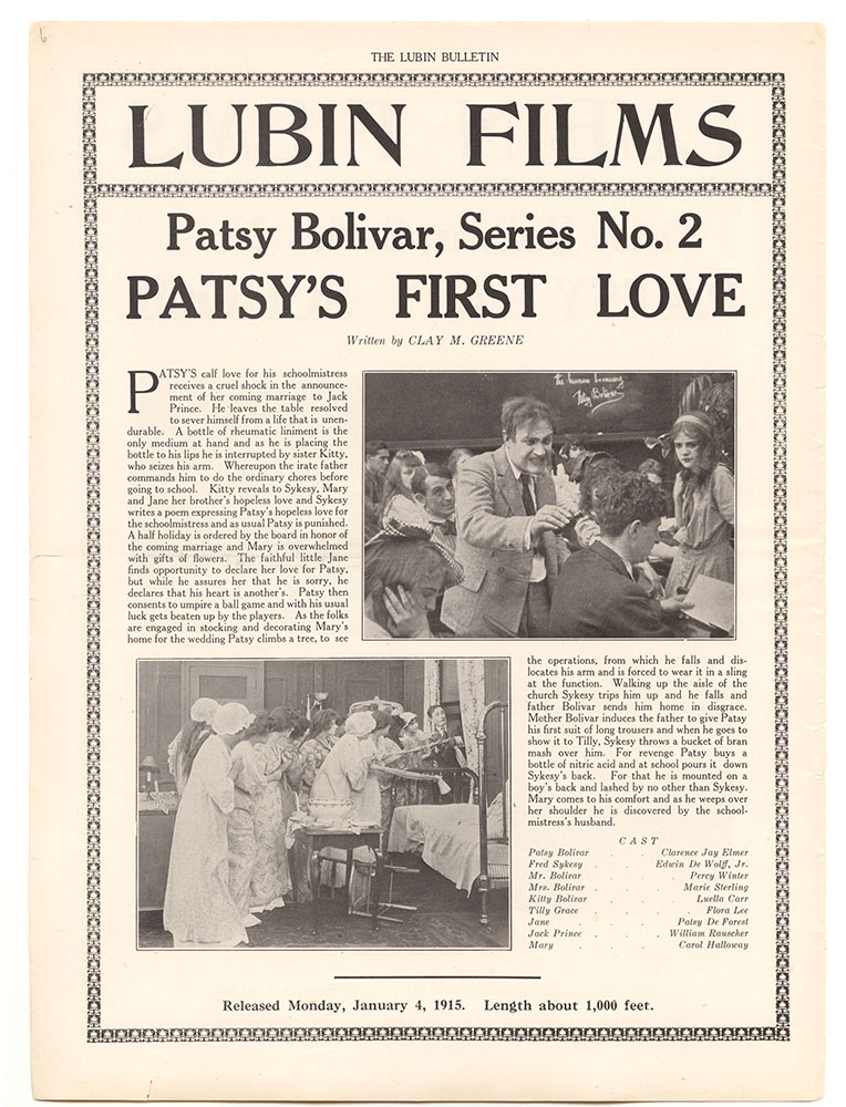 Patsy Bolivar, Series No. 2: Patsy's First Love (Page 6)