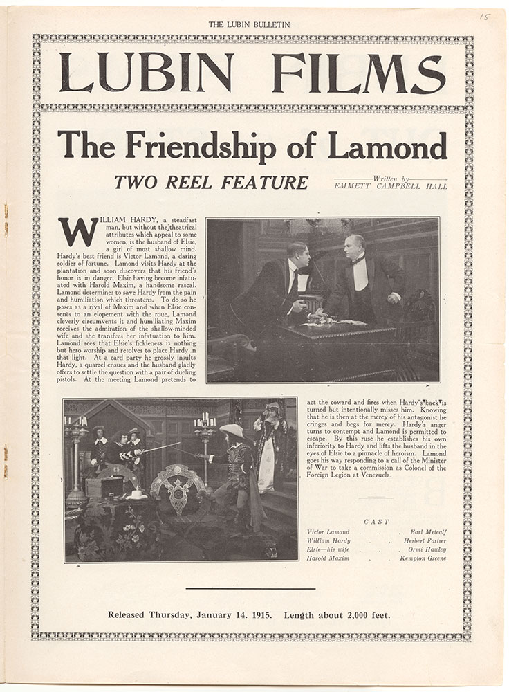 The Friendship of Lamond (Page 15)