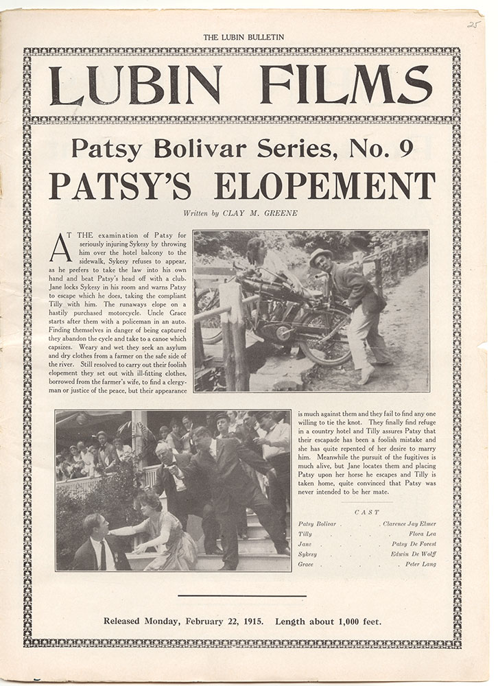 Patsy Boliver Series, No. 9: Patsy's Elopement (Page 25)