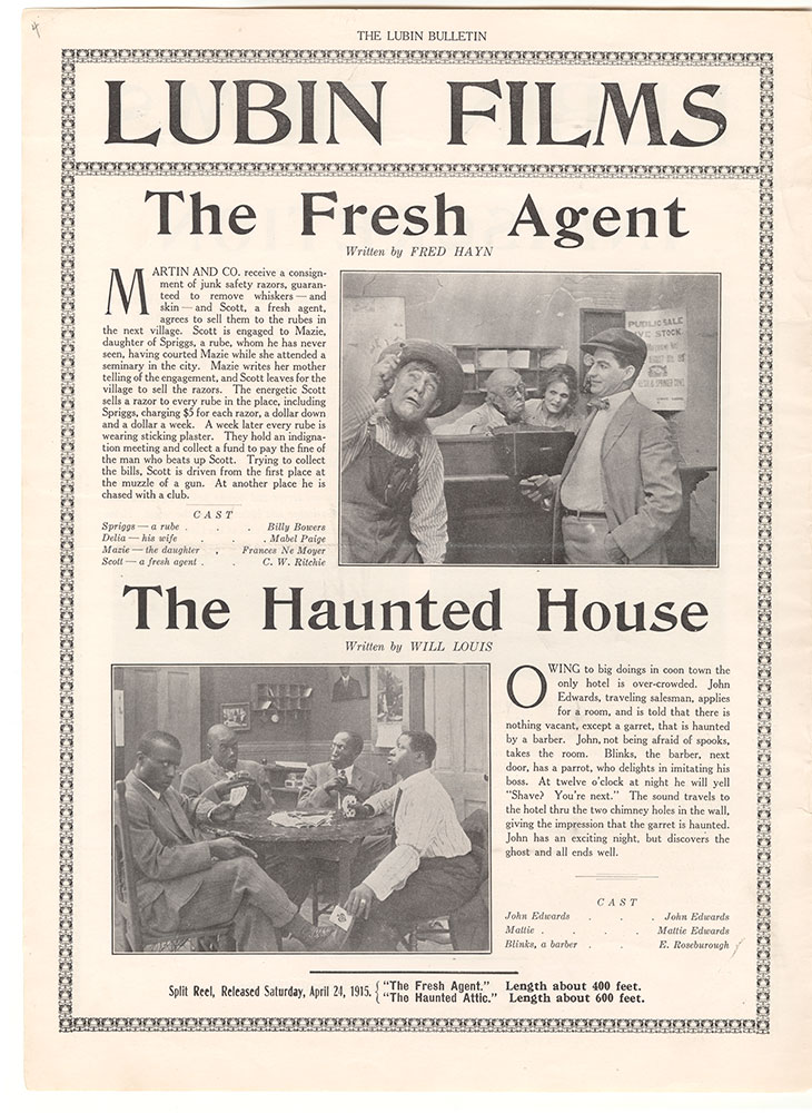 The Fresh Agent / The Haunted House (Page 4)