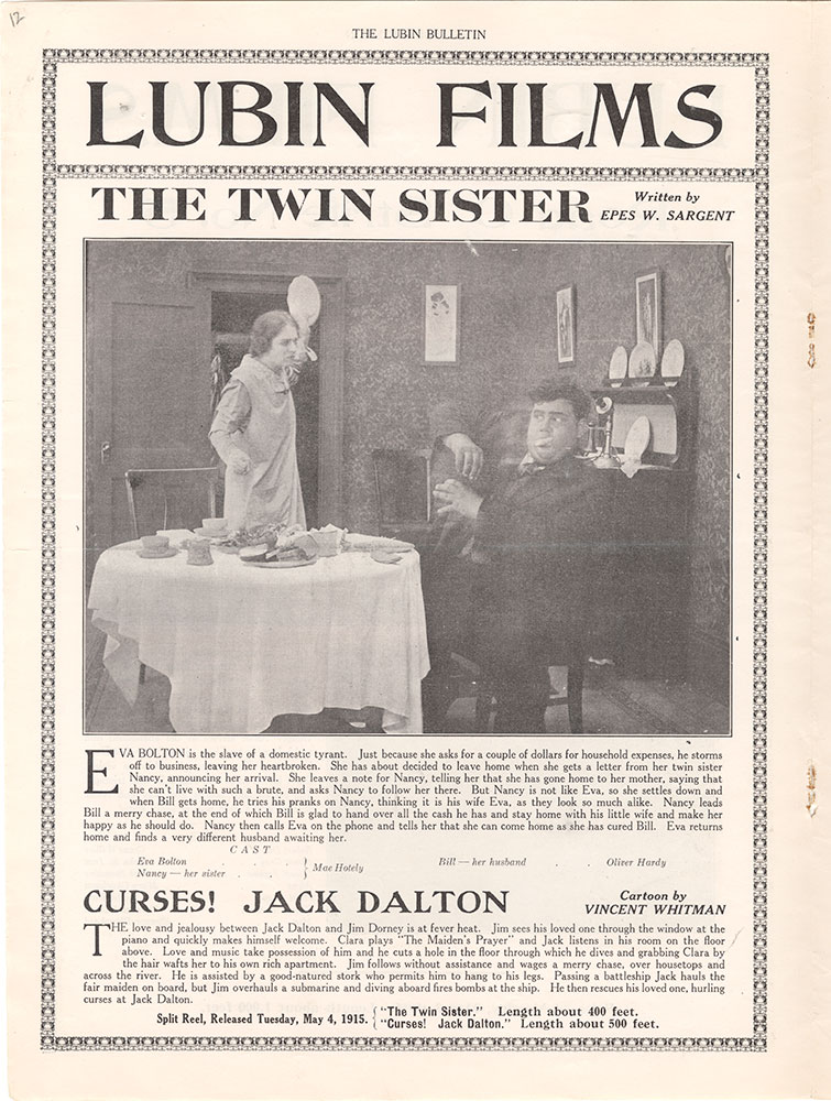 The Twin Sister / Curses! Jack Dalton (Page 12)
