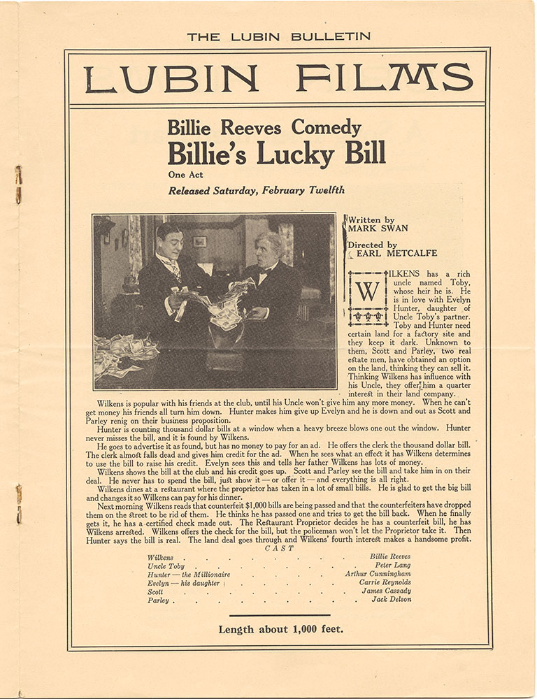 Billie's Lucky Bill (Page 7)