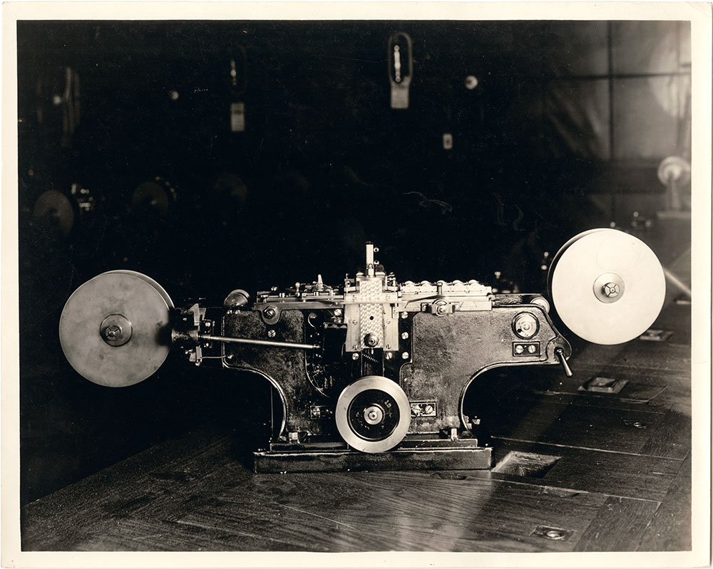 Photograph of Lubin Perforating Machine