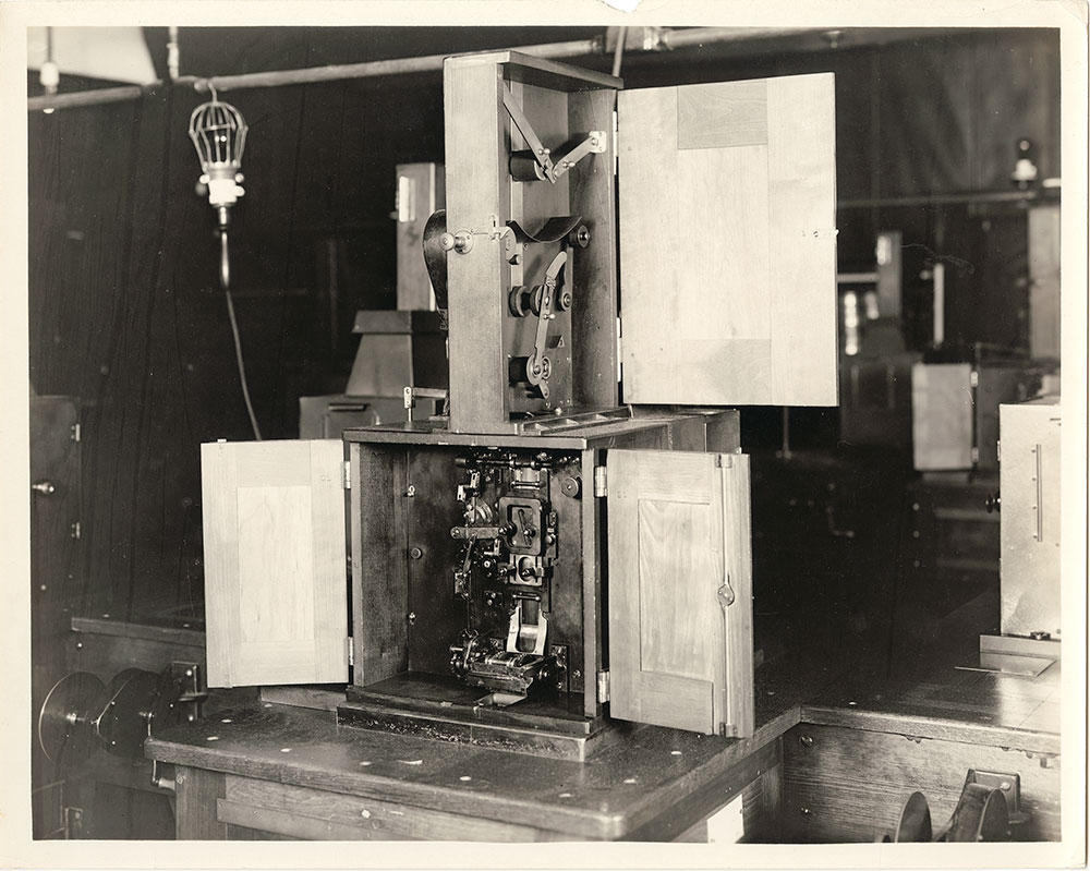 Photograph of Film Printer at Unknown Lubin Studio