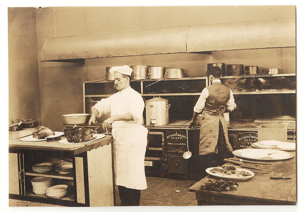 Kitchen of the Lubin Studios at 20th and Indiana