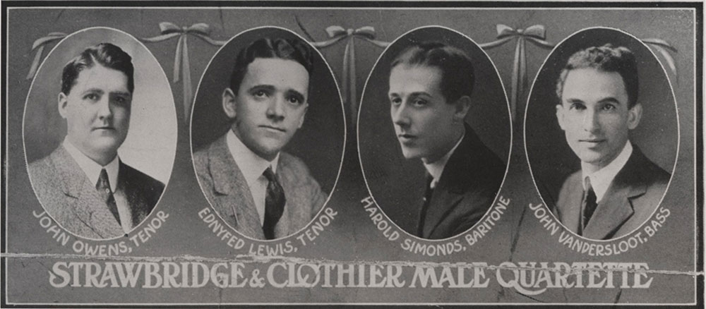 Strawbridge & Clothier Male Quartette