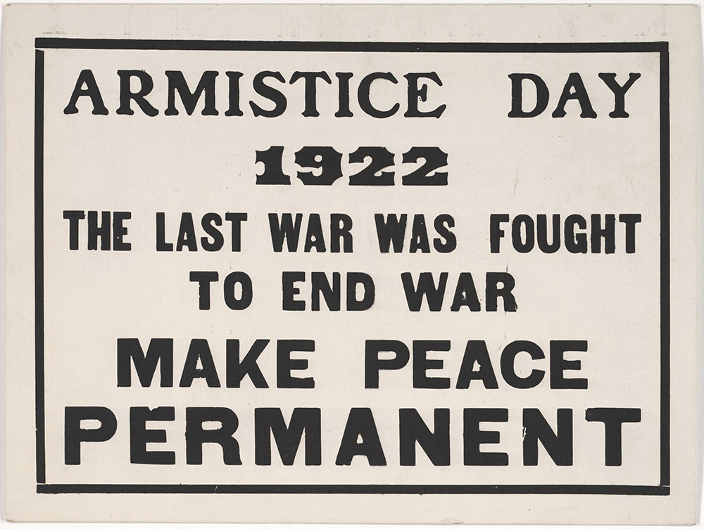 Armistic Day, 1922