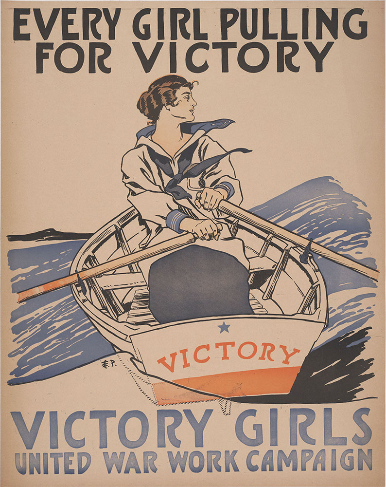 Every girl pulling for victory
