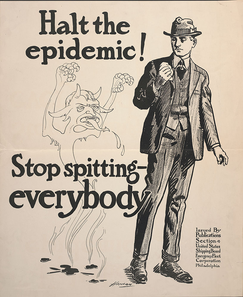 Halt the epidemic! Stop spitting- everybody